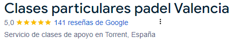 Reseñas Google